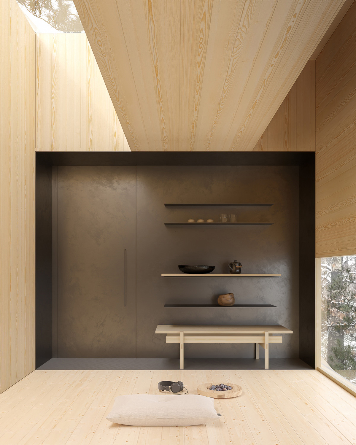  Vizualizace Chata Interier 6