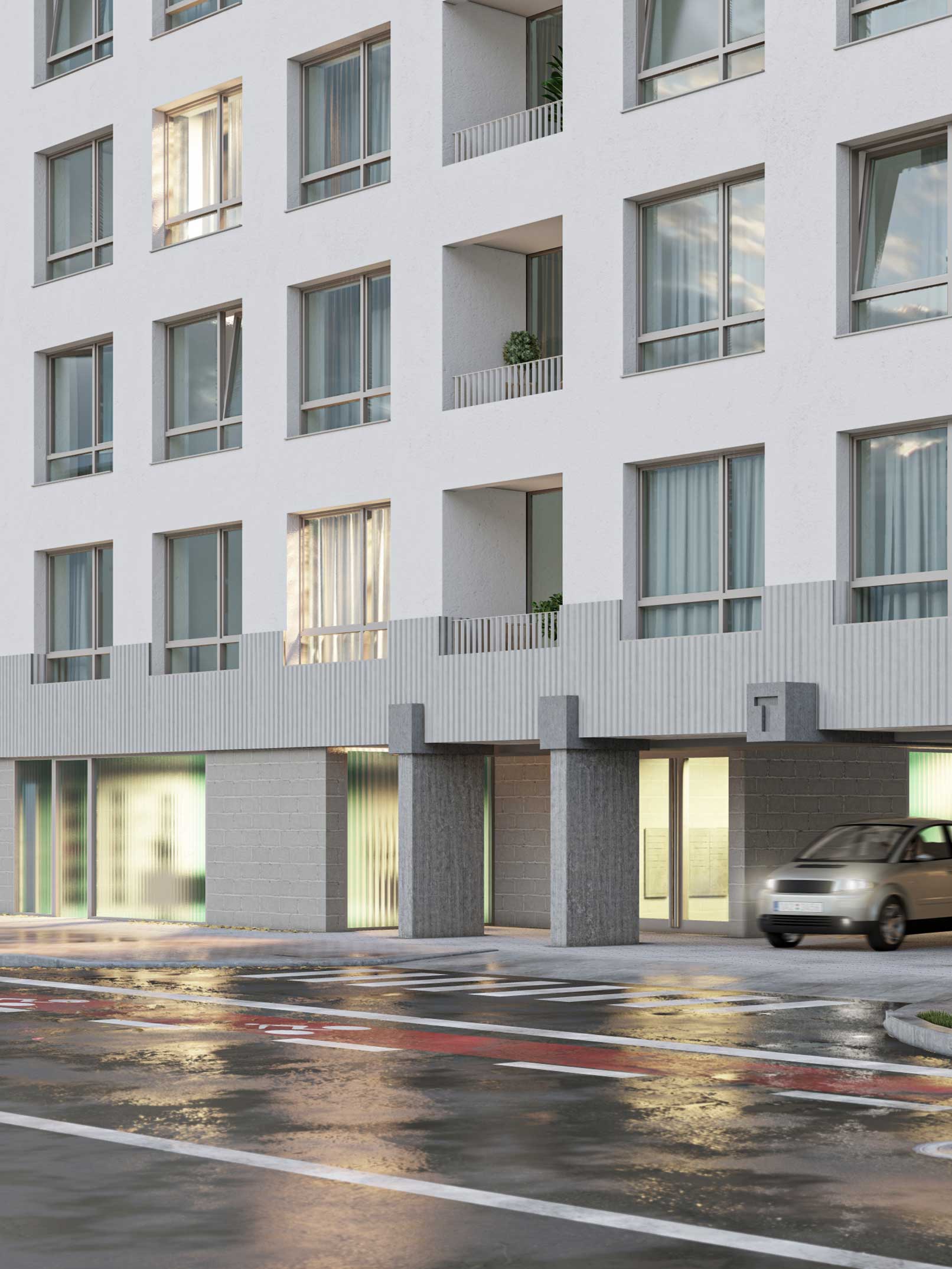  Vizualizace Bytovy Dum Praha 9